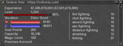 Signature for player Drakus Heal